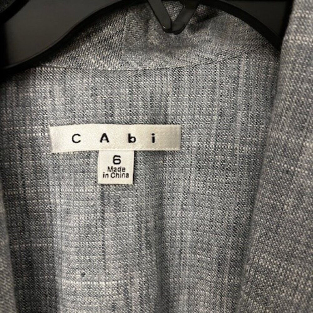 CAbi Beachwalk Blazer in light gray - Picture 4 of 6
